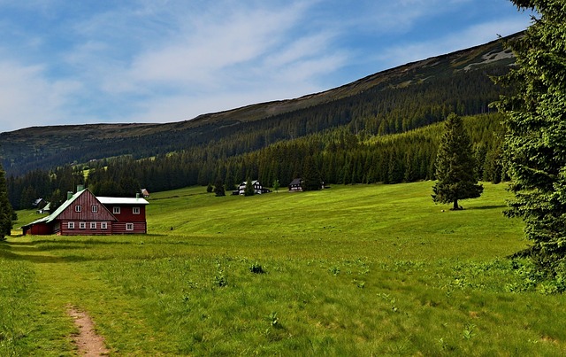 chaty v Krkonoších